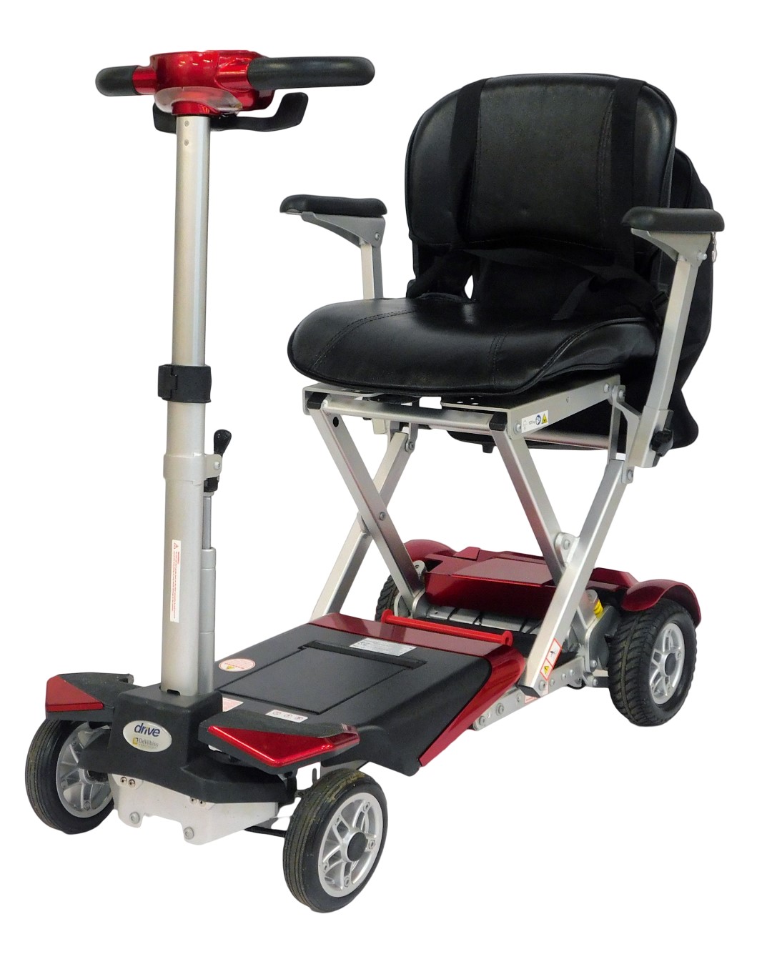 A Drive Auto Fold Elite scooter, in red, S3026-2.