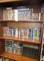 Various blu-rays and other DVDs, to include Star Trek, Harry Potter, Fright Night, X-Files and