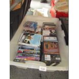 Various DVDs, to include Amazing Spider-Man, Pirates of the Caribbean, Everest, BBC Comedy, CDs,