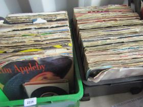 A group of 45rpm records, to include 1990s pop, Kim Appleby, Kylie Minogue, Michael McDonald, The