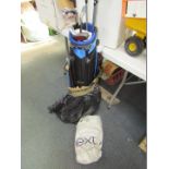 A set of golf clubs, in material carry case, to include The PGA Collection, Dunlop and others,