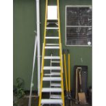 A Safe Use Lyte electrical step ladder, and another. (2)