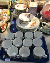 Royal Worcester Evesham Vale pattern part teawares.