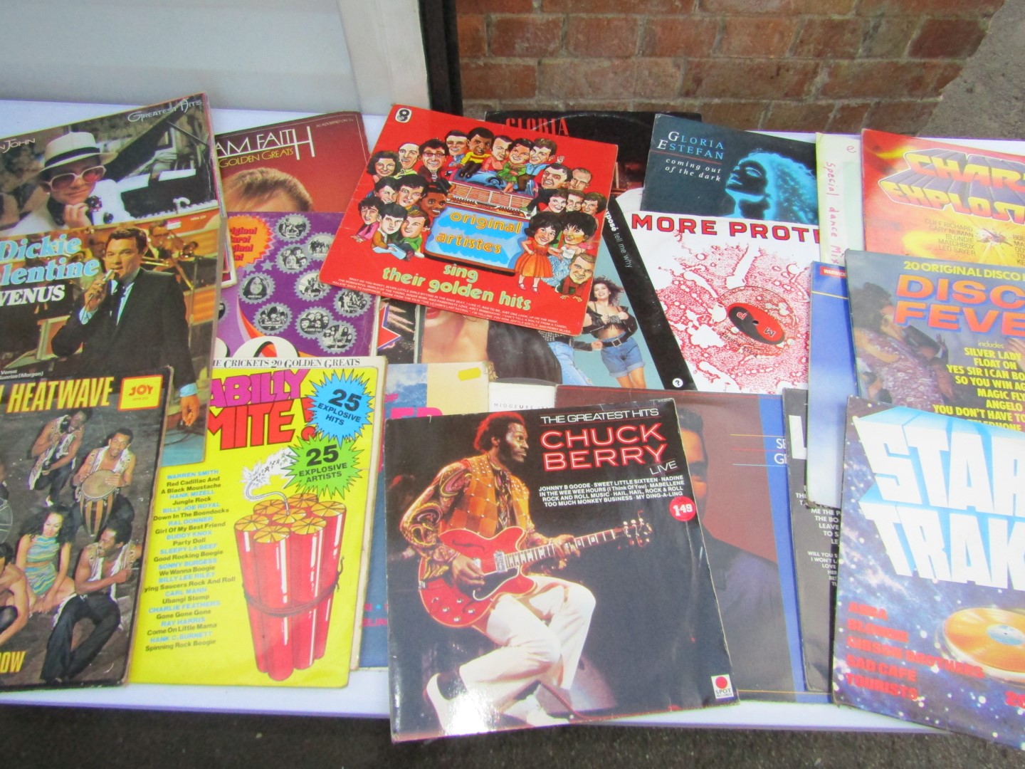 A group of 33rpm records, from the 1980s and 1990s, various compilation albums, mixed tapes