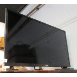 A Samsung 30" flat screen television, with remote.
