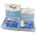 An Aviation Archive military air power diecast model of an English electric lightening F3, and anoth