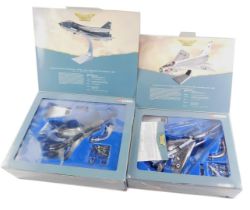 An Aviation Archive military air power diecast model of an English electric lightening F3, and anoth