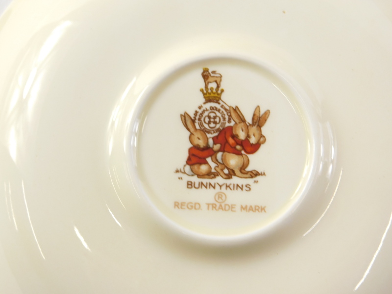 A Royal Doulton Bunnykins cereal bowl, another cereal bowl, etc. (6) - Image 2 of 2