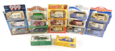 A quantity of mainly promotional boxed diecast vehicles, to include Guiness, Pepsi, Kleenex, etc.