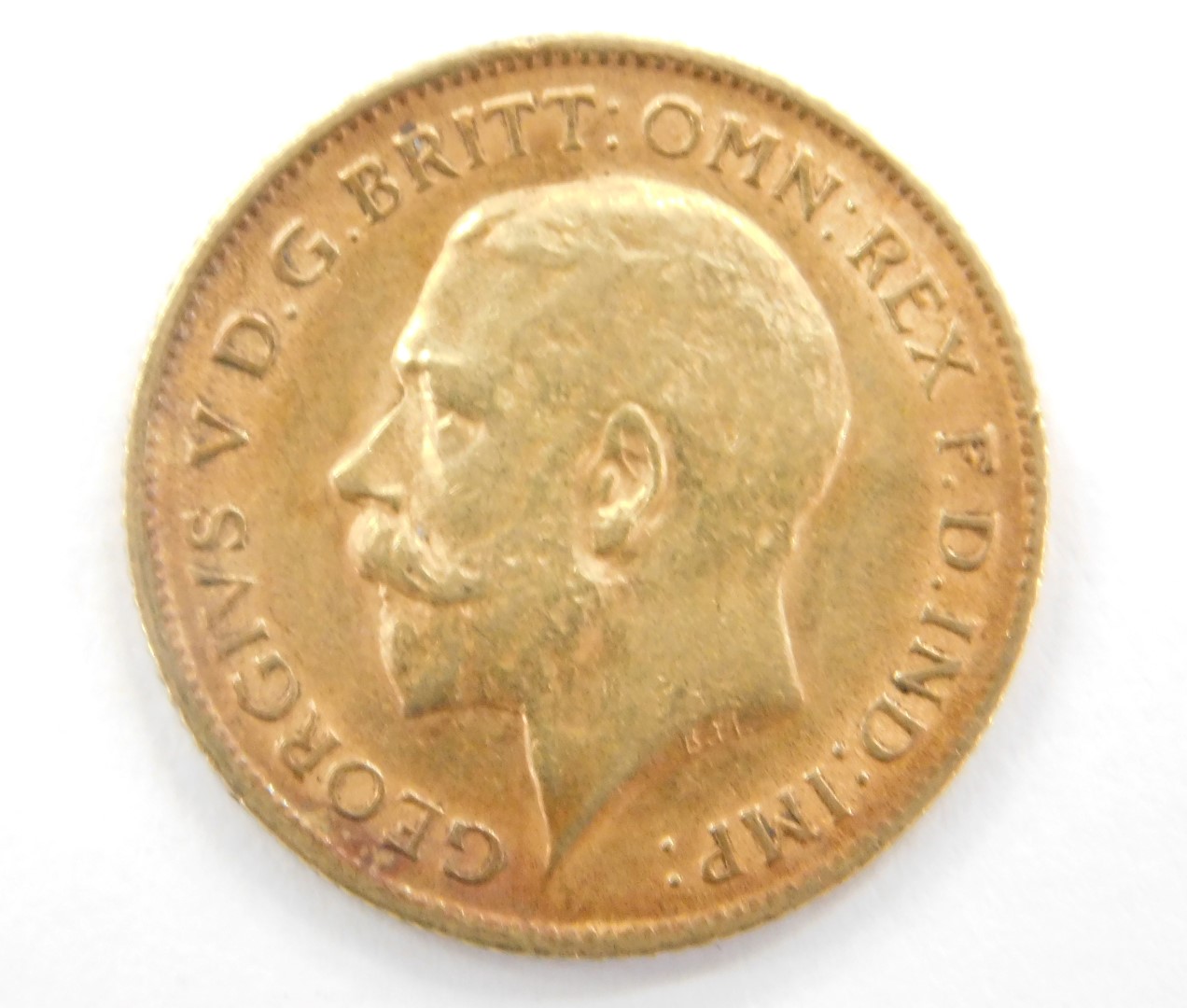 A George V half gold sovereign, dated 1913. - Bild 2 aus 2