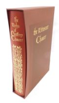 The Works of Geoffrey Chaucer, published by The Folio Society, cloth bound with gilt tooling, in pre