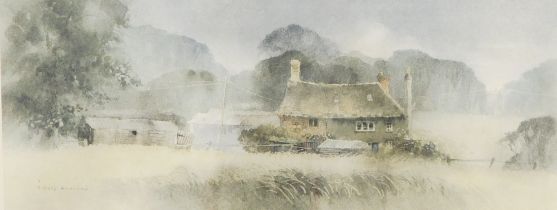 Audrey Hammond (20thC). Country landscapes, two artist signed limited edition coloured prints, 58/10