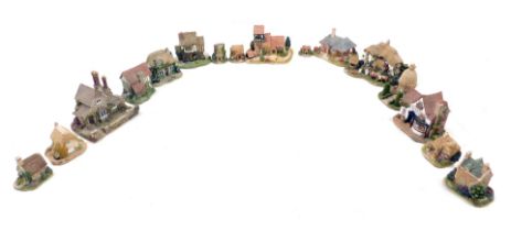 A collection of Lilliput Lane cottages, to include Beekeeper's Cottage, Grandma Batty's Tearooms, St