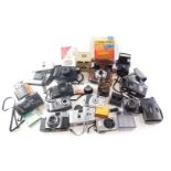 A quantity of Canon and other cameras, etc.