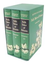 Briggs (Katherine M). Folk Tales of Britain volumes 1-3, published by Folio Society, cloth bound in