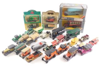 A quantity of Corgi Classics and other diecast vehicles, some boxed.