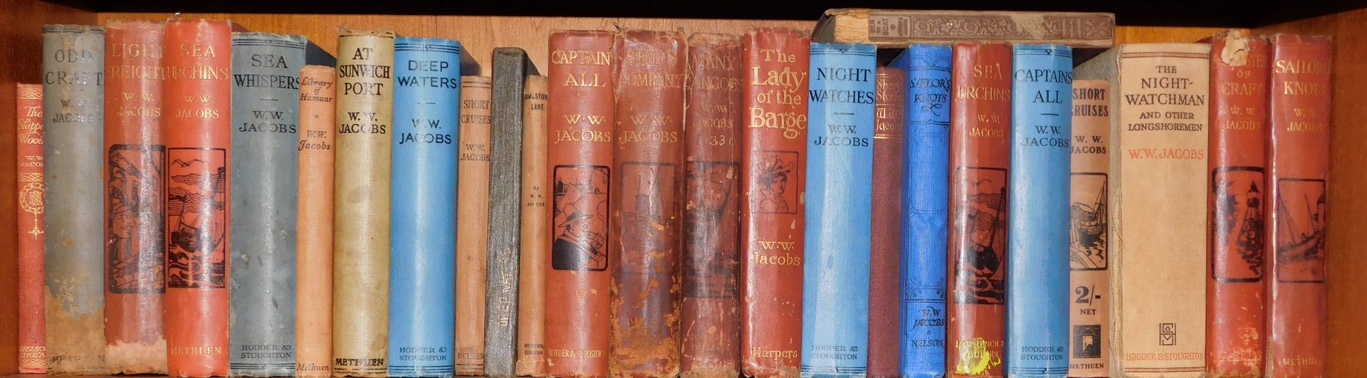 Jacobs (WW). The Night Watches, The Lady of the Barge, etc., various volumes. (1 shelf) - Image 3 of 5