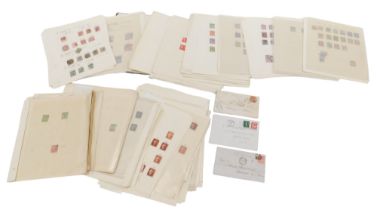 Stamps.- GB.- QV-QEII.- 1 album, reasonably strong in QV, including 1d black and reds and some good