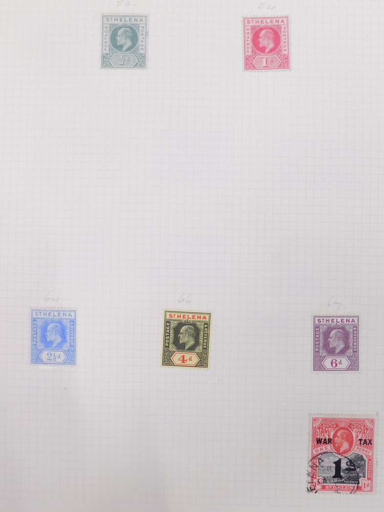 Stamps.- Commonwealth.- QV-QEII.- 4 albums, including early issues and some notable mint examples, s - Image 2 of 4