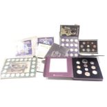 Collectors coin packs, comprising The Queen Elizabeth II 1953 Coronation coin and commemorative stam