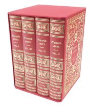 Plutarch Lives, volumes 1-4, published by The Folio Society, in presentation case.