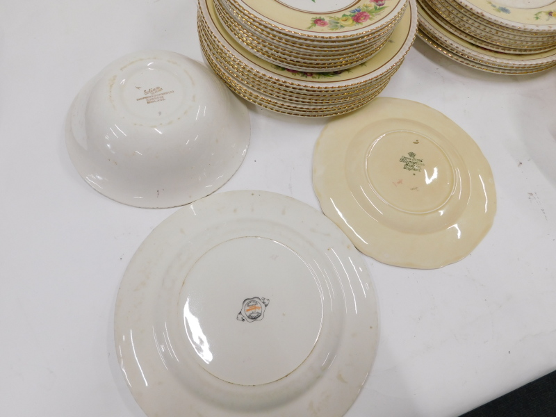 A Crown Ducal Florentine pattern part dinner service, and a similar Solianware dinner service. - Image 5 of 5