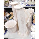 Various Princess House jardiniere stands, wall mounted plant pots, etc. (a quantity)