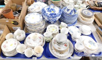 Part tea and dinner wares, to include standard china, Royal Albert, Royal Worcester Evesham pattern