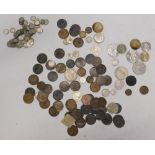 Pre decimal commemorative coinage, to include Victorian pennies, Elizabeth II commemorative crowns,