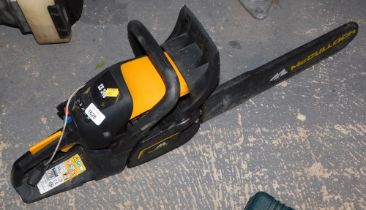 A McCulloch CS340 petrol chainsaw. Buyer Note: VAT payable on the hammer price of this lot
