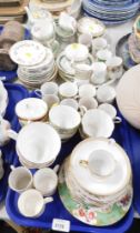 Part tea and coffee wares, to include Wedgwood Mirabelle pattern, Noritake, Wedgwood, etc. (1 tray a