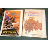 Two movie posters, comprising Those Calloways and The Hallelujah Trail, framed.