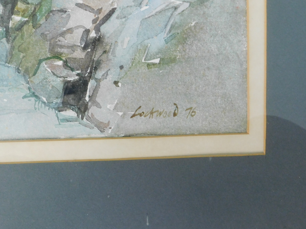 Peter R Lockwood (20thC). Chadsley Belphe, watercolour, signed and dated (19)76, 36cm x 54cm. - Image 3 of 4