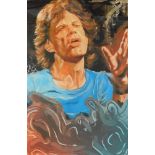 Withdrawn pre-sale. Ronnie Wood (b.1947). The Blue Smoke Suite - Mick, artist signed limited