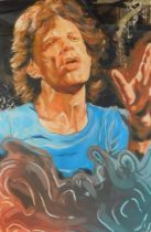 Withdrawn pre-sale. Ronnie Wood (b.1947). The Blue Smoke Suite - Mick, artist signed limited