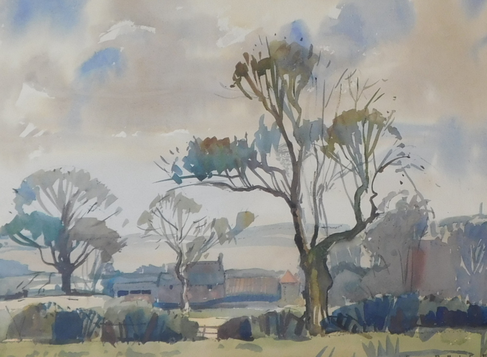 S. Price (19thC/20thC). Farmstead, watercolour, signed, 35cm x 48cm.