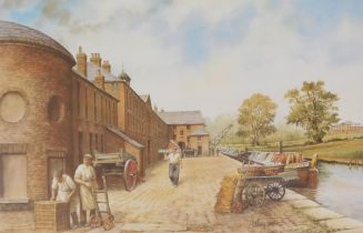 Anthony Forster (b.1941). Wedgwood - Etruria, artist signed limited edition coloured print, 19/600,