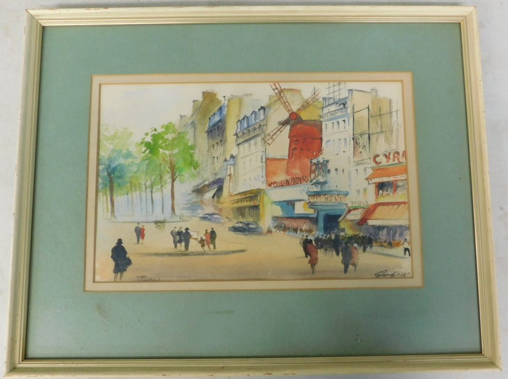 Fernand Guignier (1902-1980). Paris, watercolour, signed and titled, 23cm x 35cm. - Bild 2 aus 5