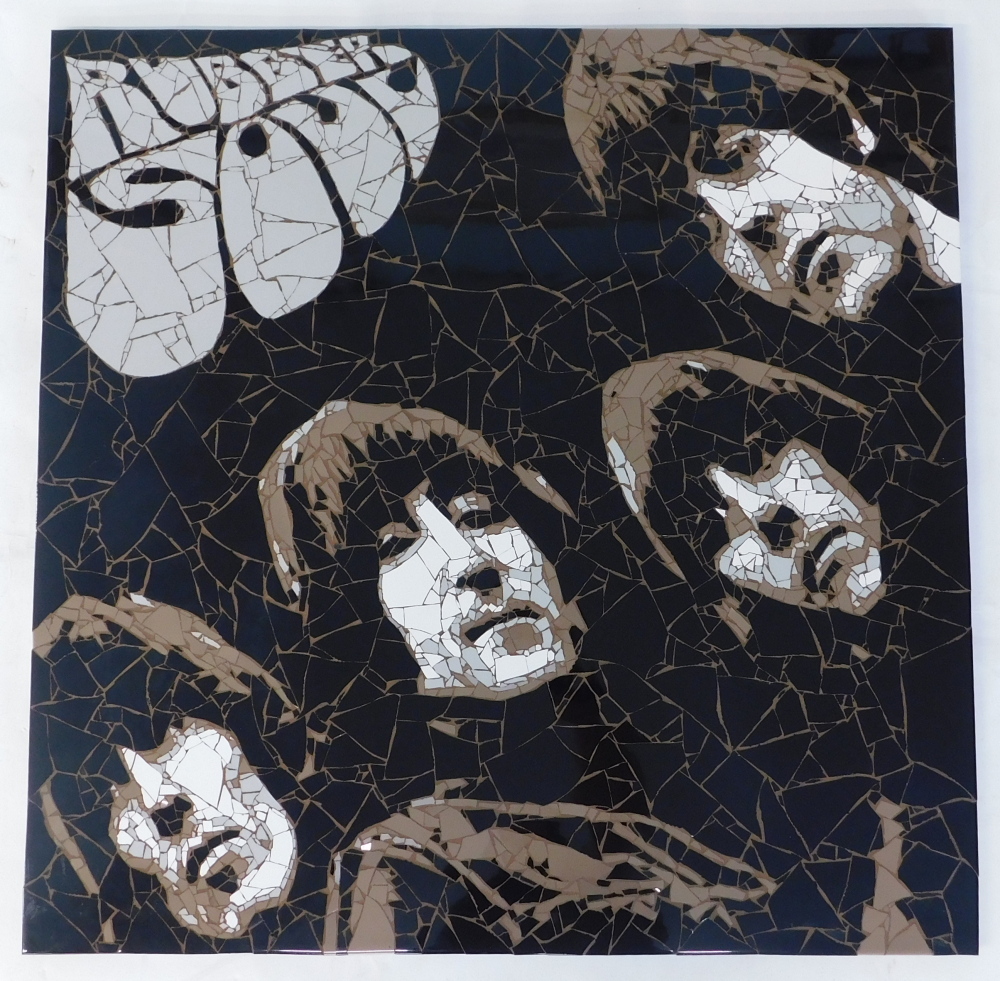 Ed Chapman (20thC). The Beatles, Rubber soul, signed, titled and dated 2005 verso, 81cm x 81cm. Labe