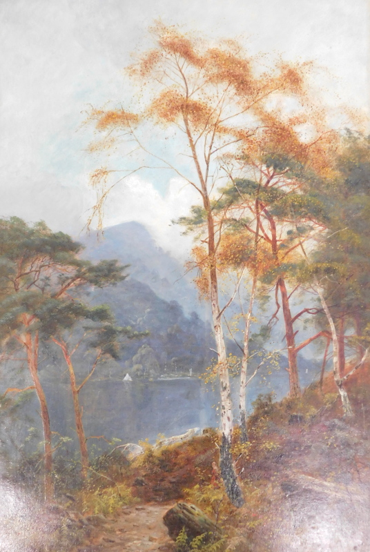 William A Hales (19thC/20thC). New Killarney, oil on canvas, signed, 75cm x 50cm.