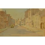 Len Roope (1917-2005). Bailgate Lincoln, watercolour, signed and titled, 17cm x 26cm.