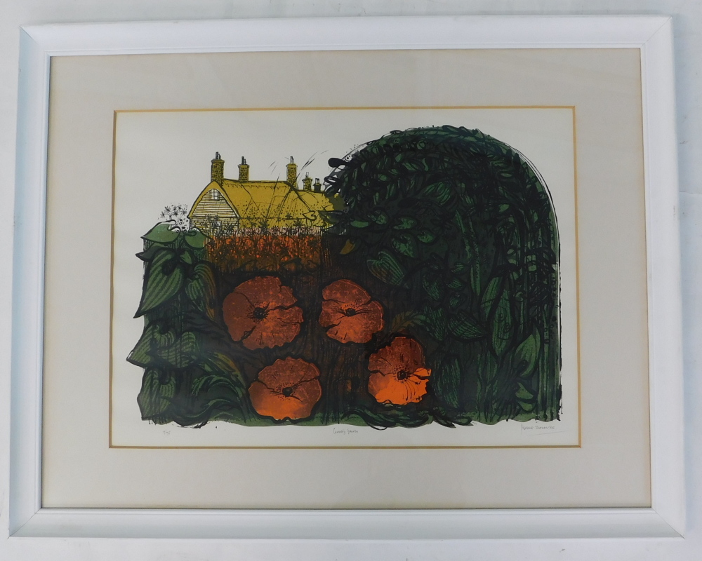 Robert Taverner (1920-2004). The Country Garden, artist signed limited edition coloured print, 17/25 - Image 2 of 7