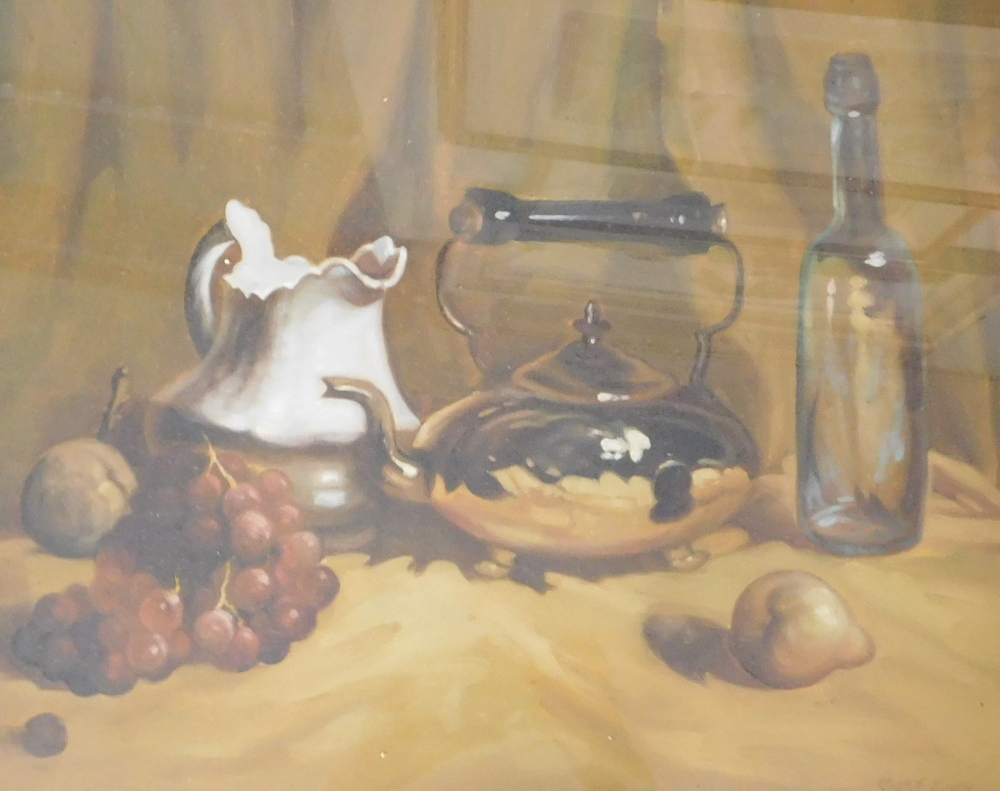 Charles F. Knox. Fruit still life, oil on canvas, signed, 39.5cm x 49.5cm.