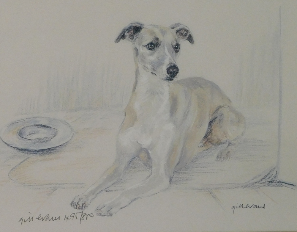 Mick Cawston (1959-2006). Greyhound, artist signed limited edition coloured print, 170/500, 18cm x 2 - Image 2 of 6