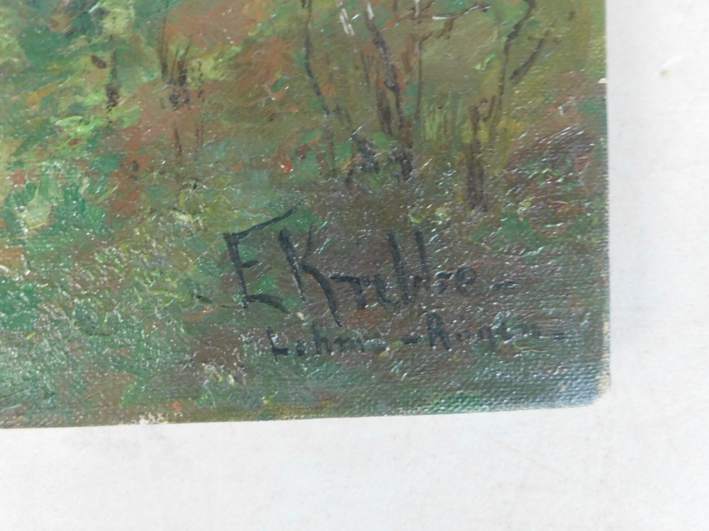 Emma Kribbe (1854-1917). Coastal scene, oil on canvas, signed, 46cm x 66cm. - Bild 2 aus 4