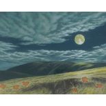After Susan Jameson. Harvest Moon, artist proof, signed and dated 1989, 38cm x 47cm.