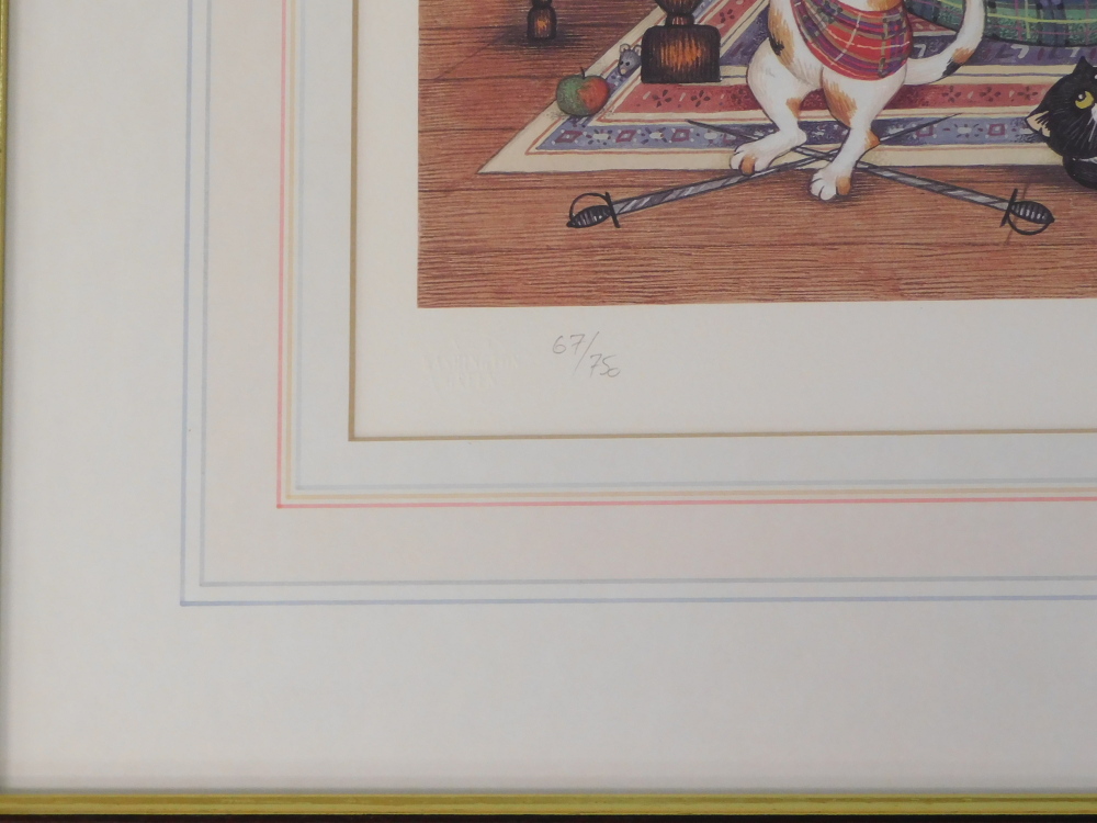 Linda Jane Smith (b.1962). Hogmanay, artist signed, titled limited edition coloured print, 67/750, 3 - Image 4 of 6
