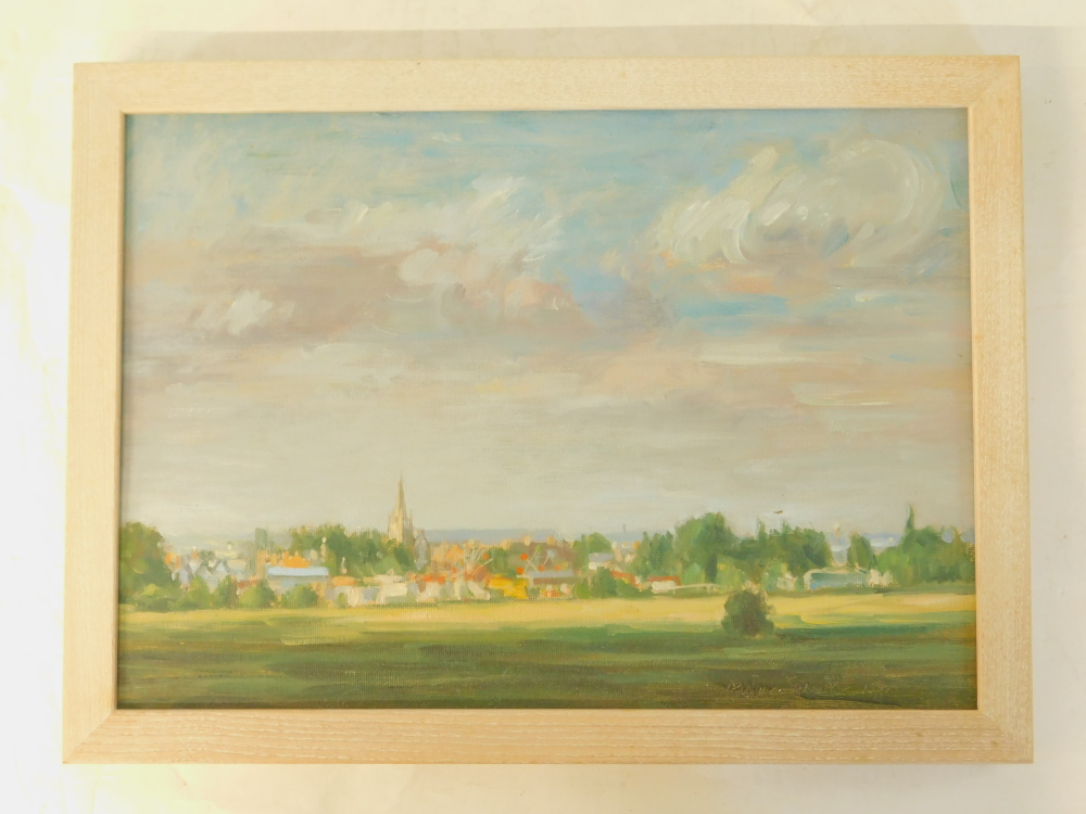 Allen Smith (20thC). Lincoln Fair, South Common, oil on canvas on board, signed and titled verso, 24 - Bild 2 aus 4
