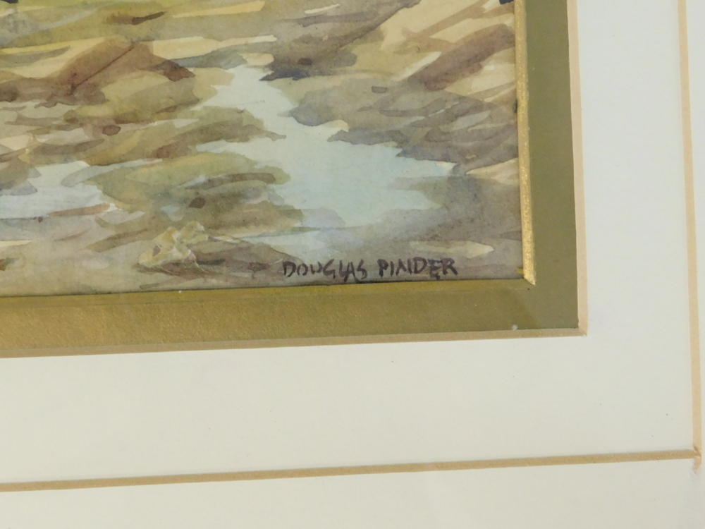 Douglas Houzen Pinder (1886-1949). Trethellan Footbridge, watercolour, signed and titled, 23cm x 43c - Bild 3 aus 6