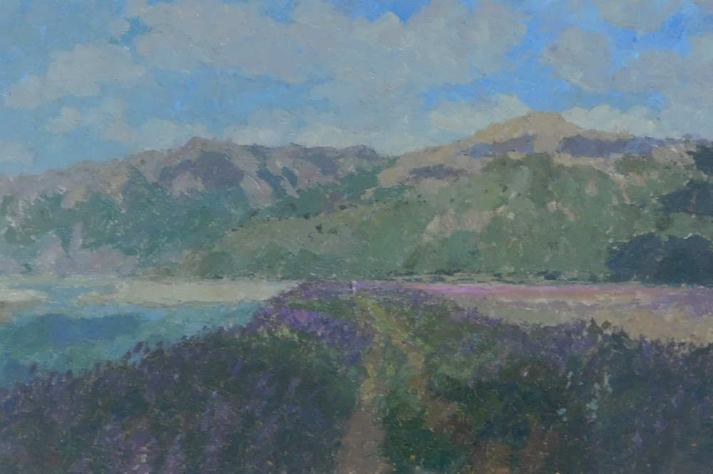 Malcolm Mason (20thC). Lopais Arthus Pass, oil on canvas (laid on board), signed, titled and dated (